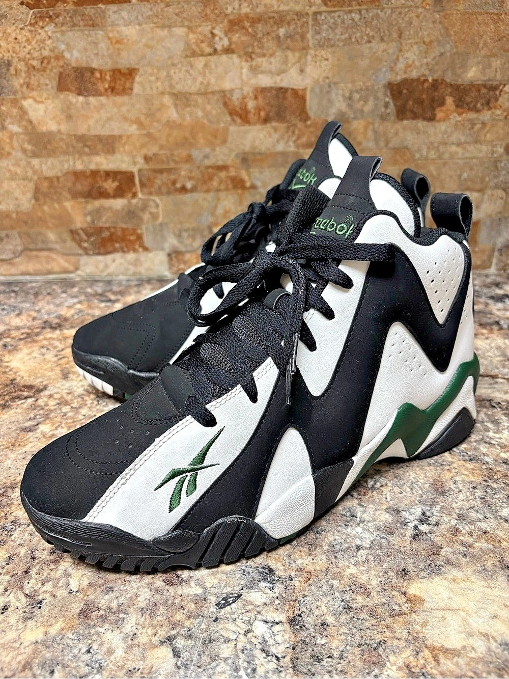 Reebok Kamikaze 2 Retro 2020 Shawn Kemp Sonics FY7512 Size 8.5